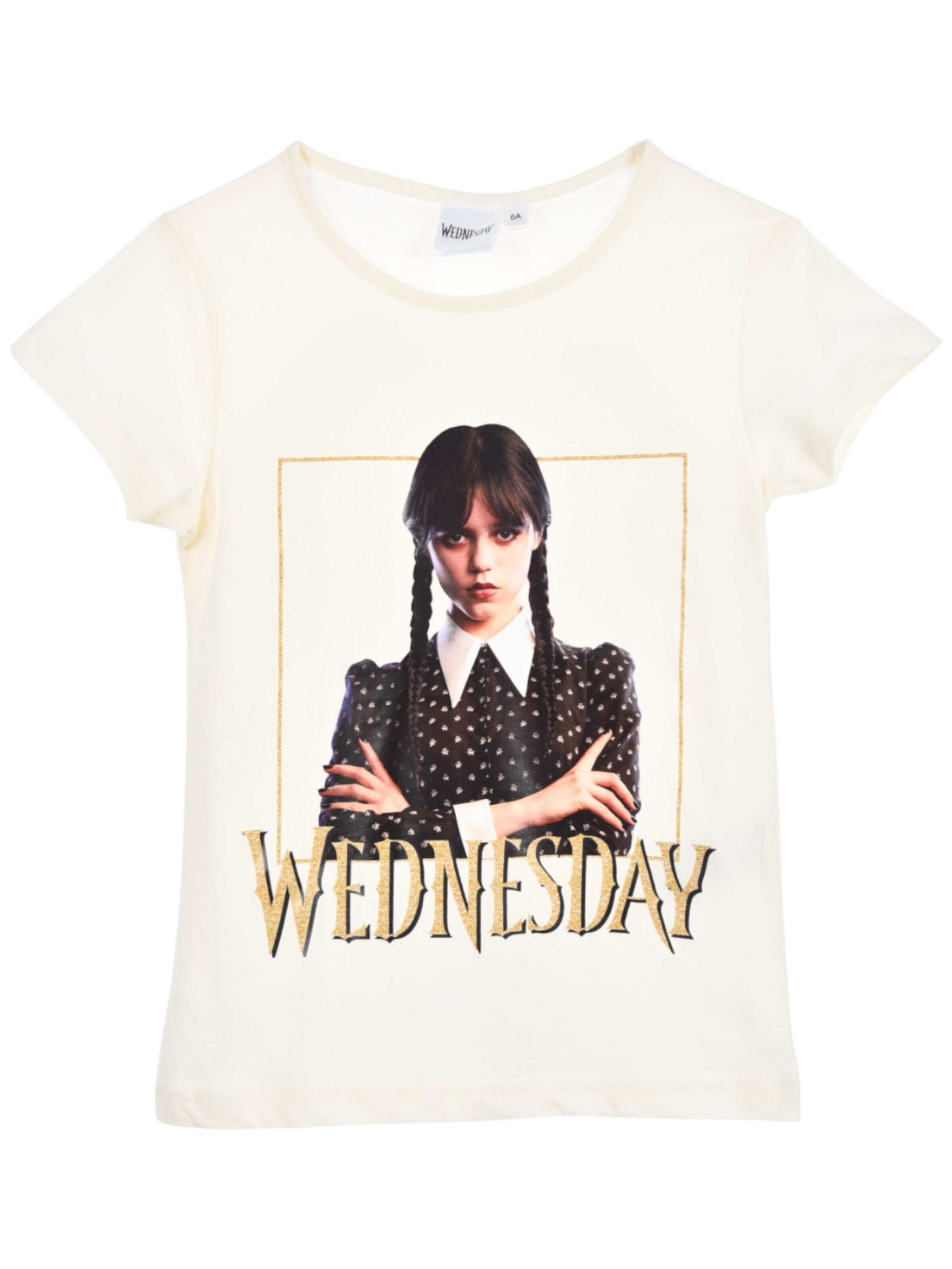 Wednesday Shirt 'Wednesday T-Shirt' in White: front