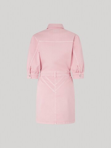 Pepe Jeans Shirt dress 'Gracie' in Pink