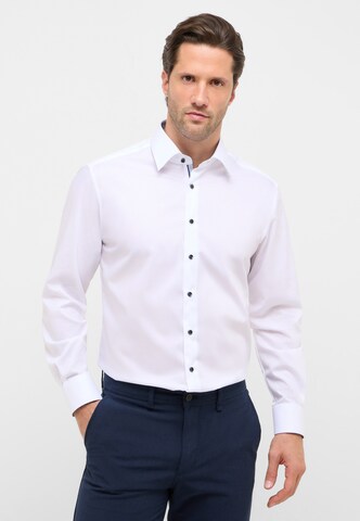 ETERNA Regular fit Business shirt in White: front