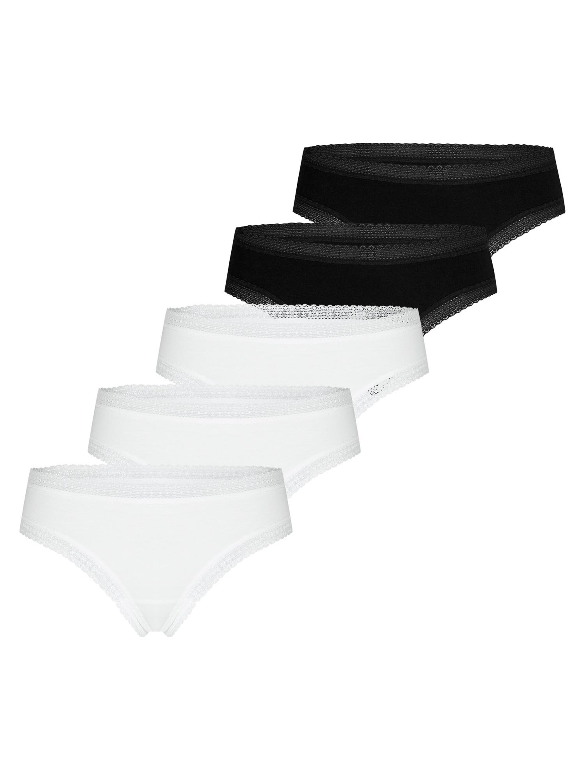 Mey Boyshorts 'Modal Lace' in Silver: front