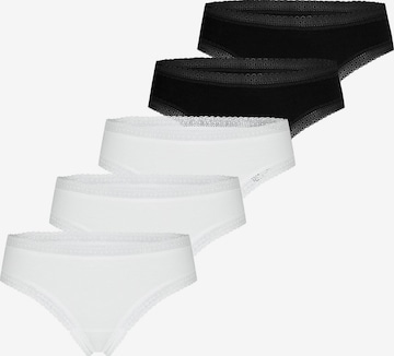 Mey Boyshorts 'Modal Lace' in Silver: front