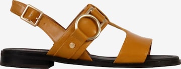 Emilie Karston - Sandalias en marrón: frente