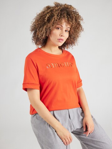 ONLY Carmakoma Shirt 'CARANNIE' in Red: front