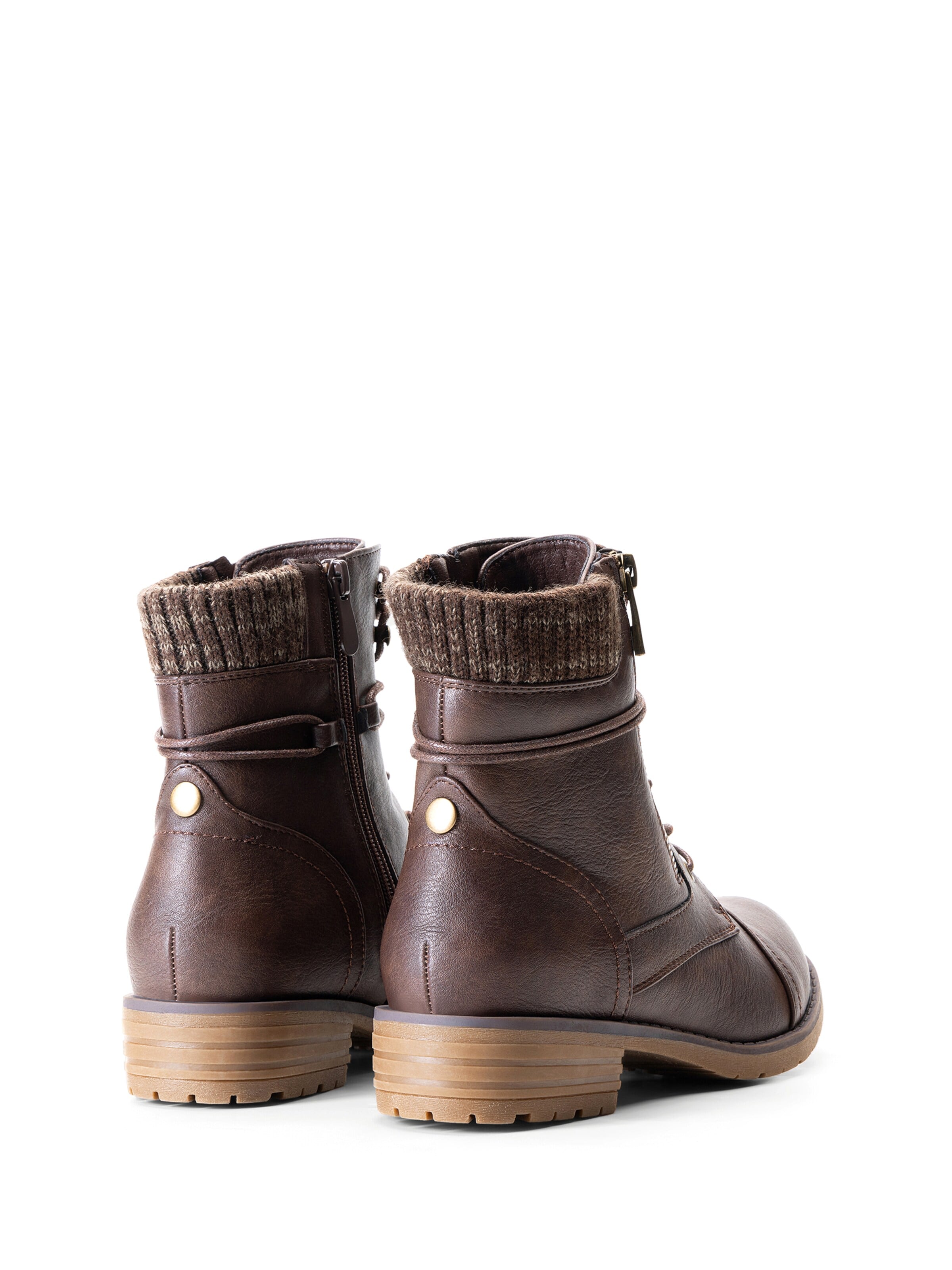 Stivaletto stringato di Dream Pairs in marrone