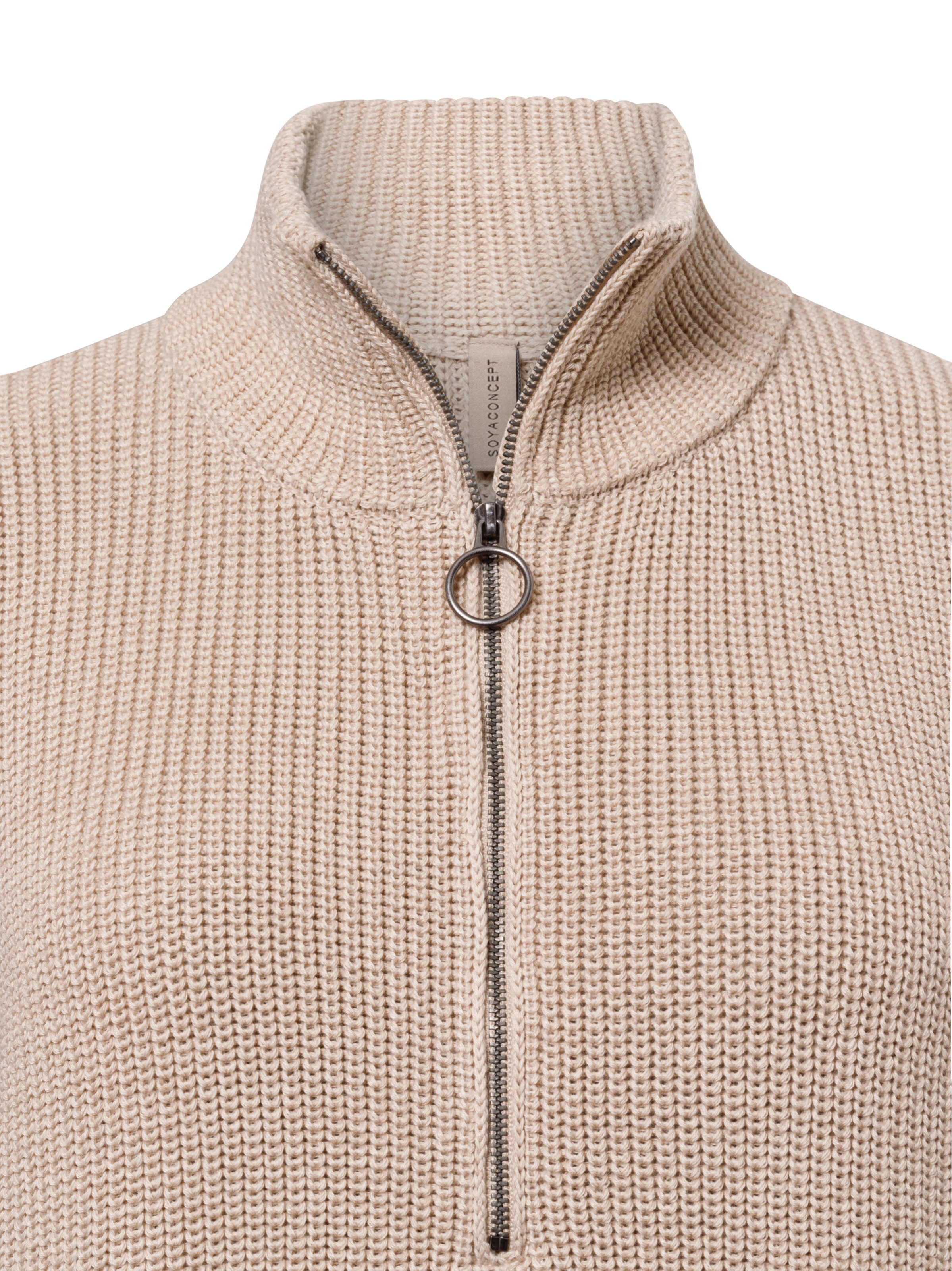 Soyaconcept Strickweste in Beige