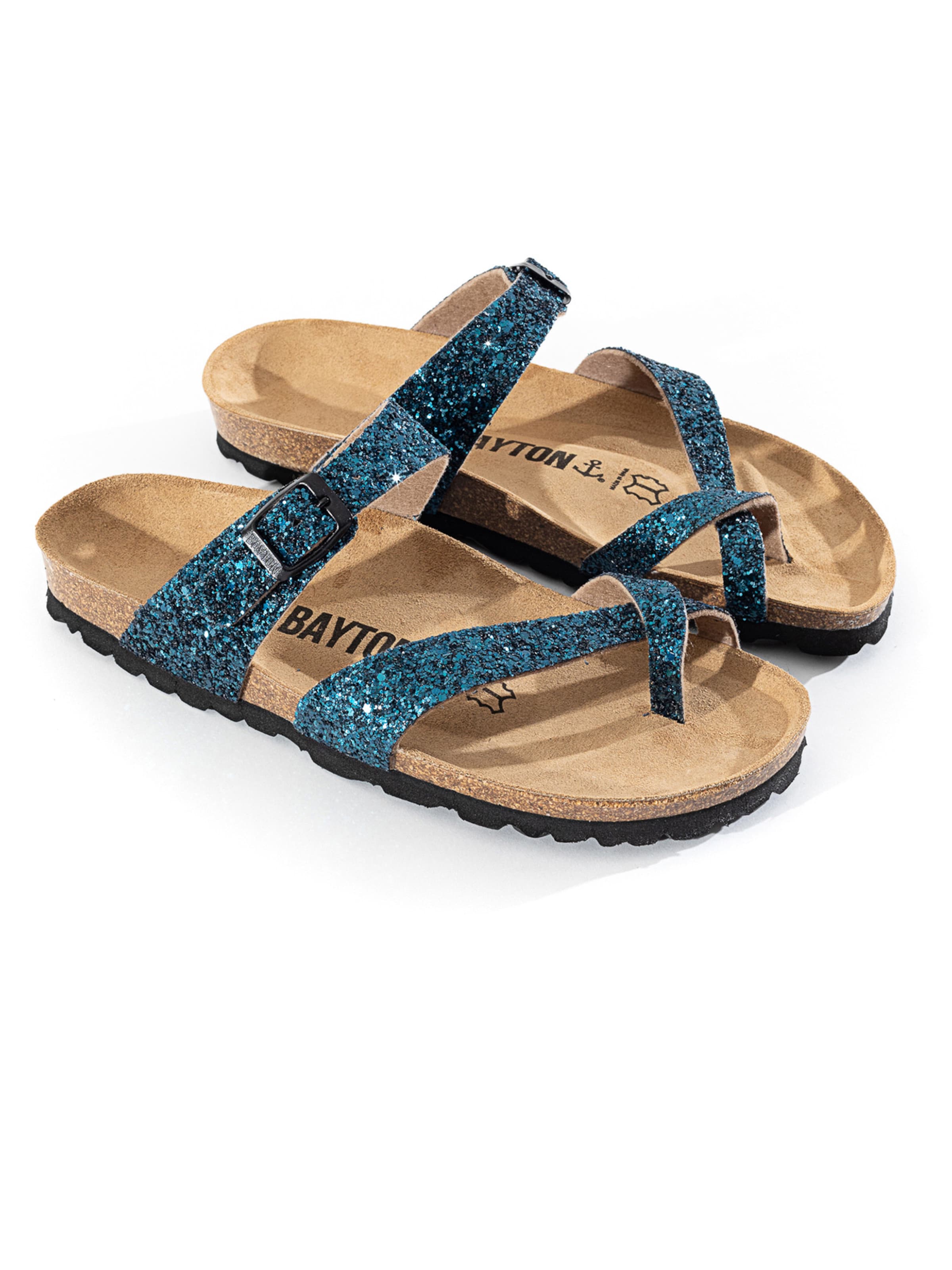 Bayton - Sapato aberto 'Diane' em azul