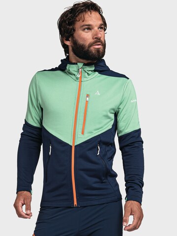 Veste en polaire fonctionnelle 'Hydalen' Schöffel en bleu : devant