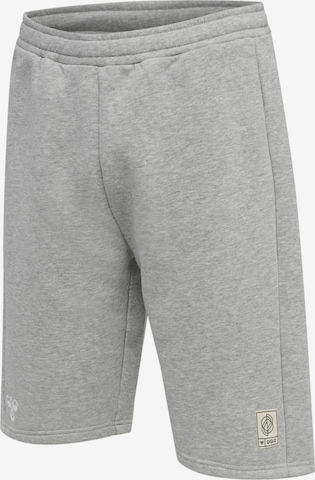 Hummel Regular Pants in Grey: front