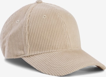 CAMEL ACTIVE Baumwollcap aus Cord in Beige: Vorderseite
