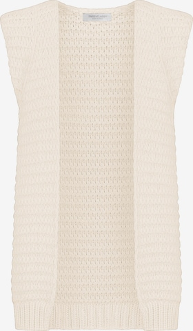 SASSYCLASSY Weste in Weiß: Vorderseite