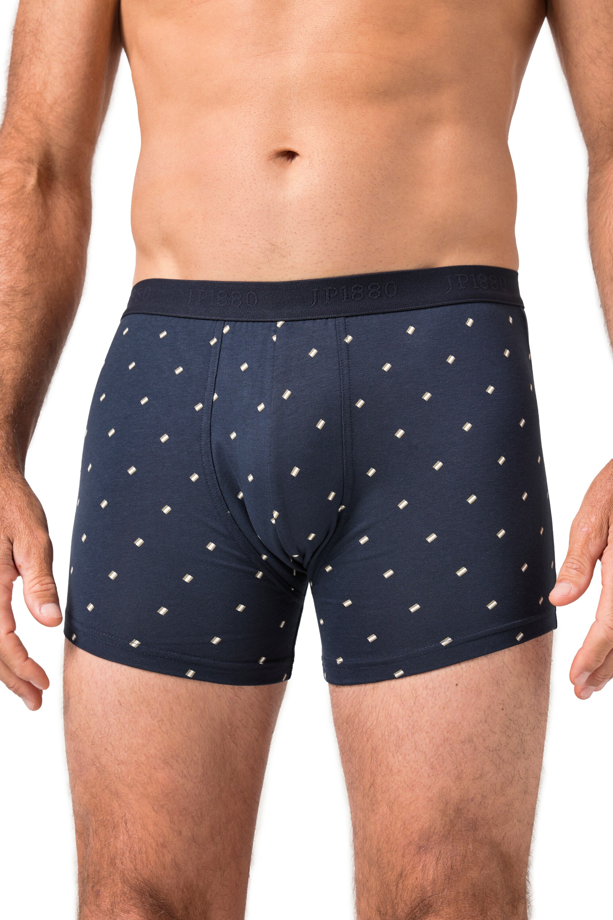 JP1880 Boxershorts in Blau: Vorderseite