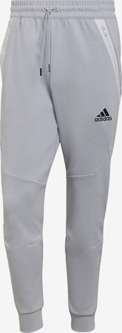 Pantaloni sportivi di ADIDAS PERFORMANCE in grigio: frontale