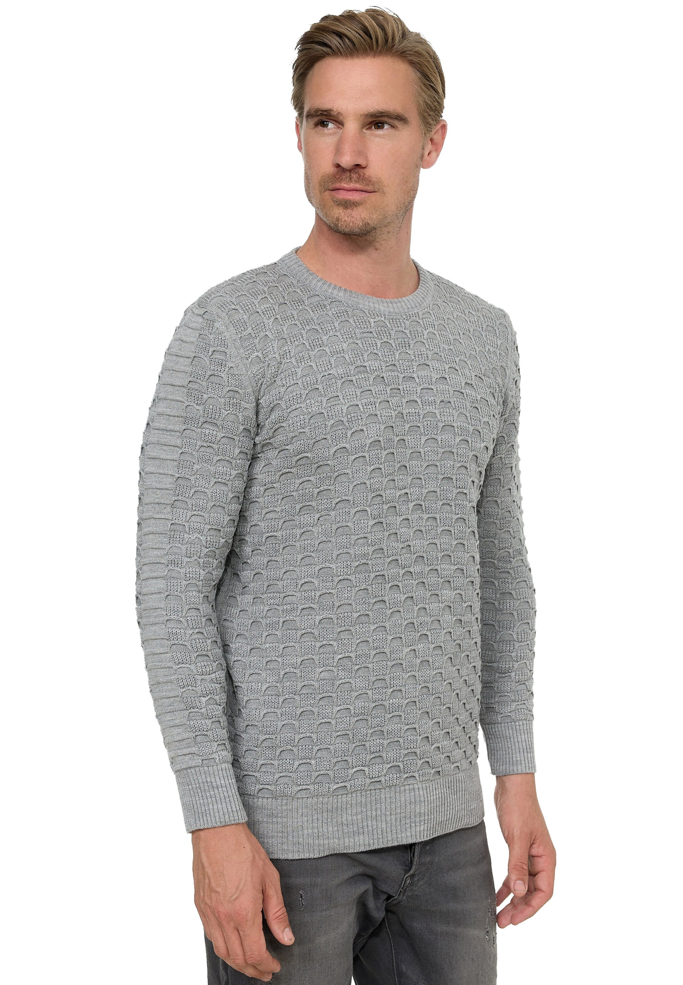 Rusty Neal Pullover in Grau