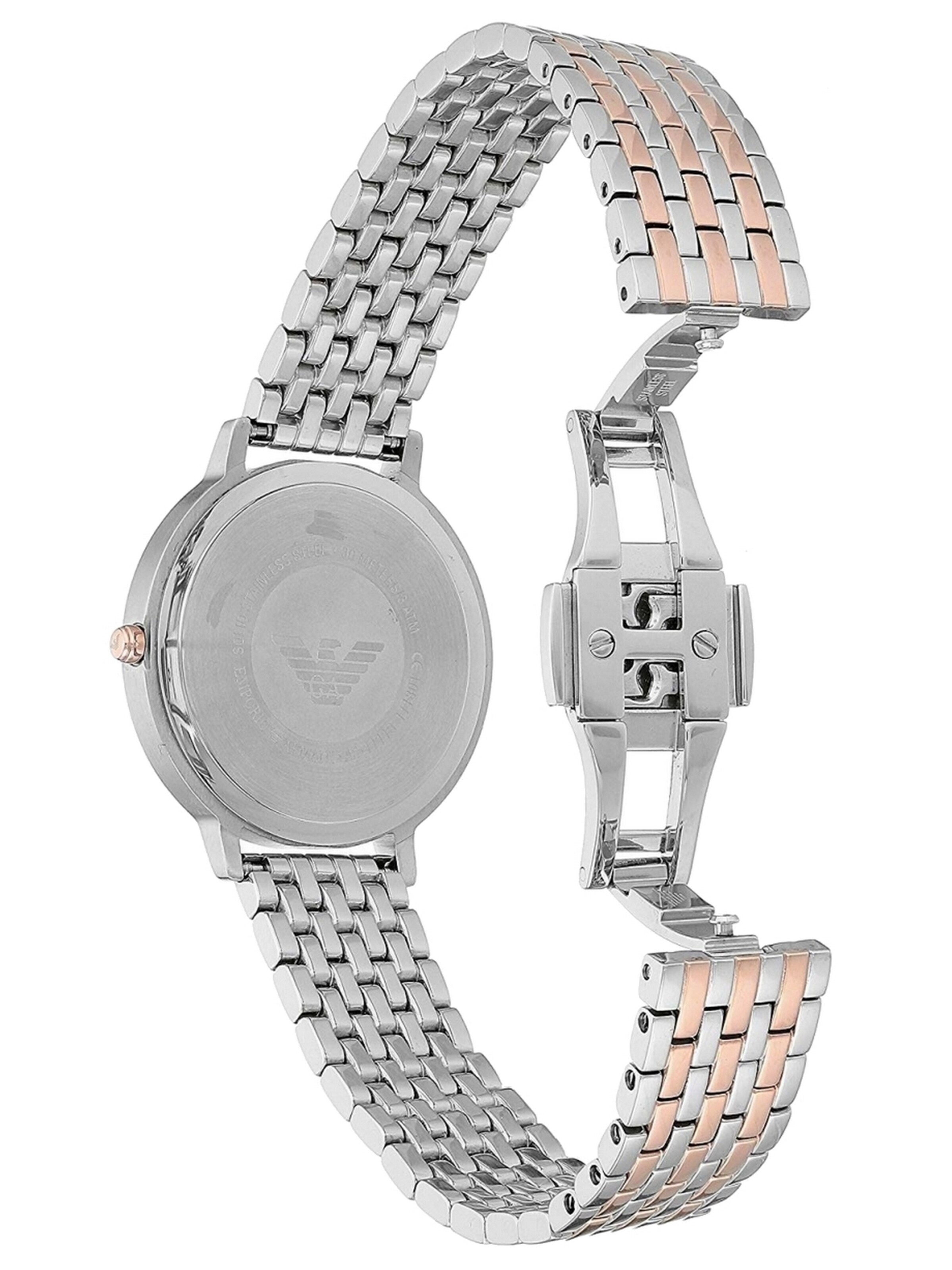 Emporio Armani - Reloj analógico 'Kappa' en plata