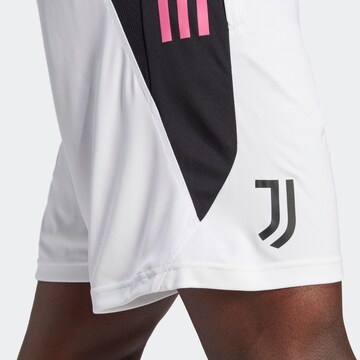 Regular Pantalon de sport 'Juventus Turin Tiro 23' ADIDAS PERFORMANCE en blanc