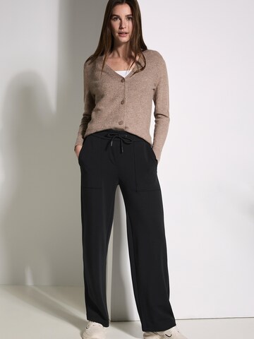 Wide Leg Pantalon 'Neele' CECIL en noir