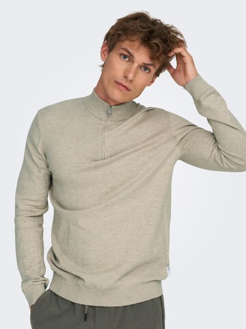 Only & Sons Свитер 'ONSLoui' в Бежевый