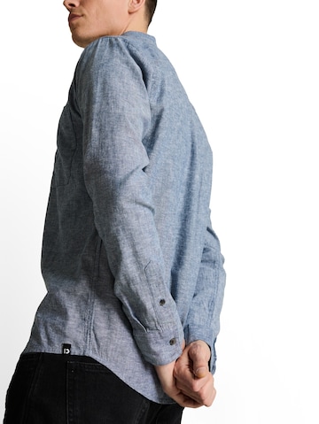 TOM TAILOR DENIM Comfort fit Button Up Shirt in Blue