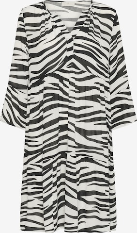 Kaffe Kleid in Schwarz: Vorderseite