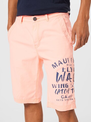 CAMP DAVID Regular Broek in Oranje