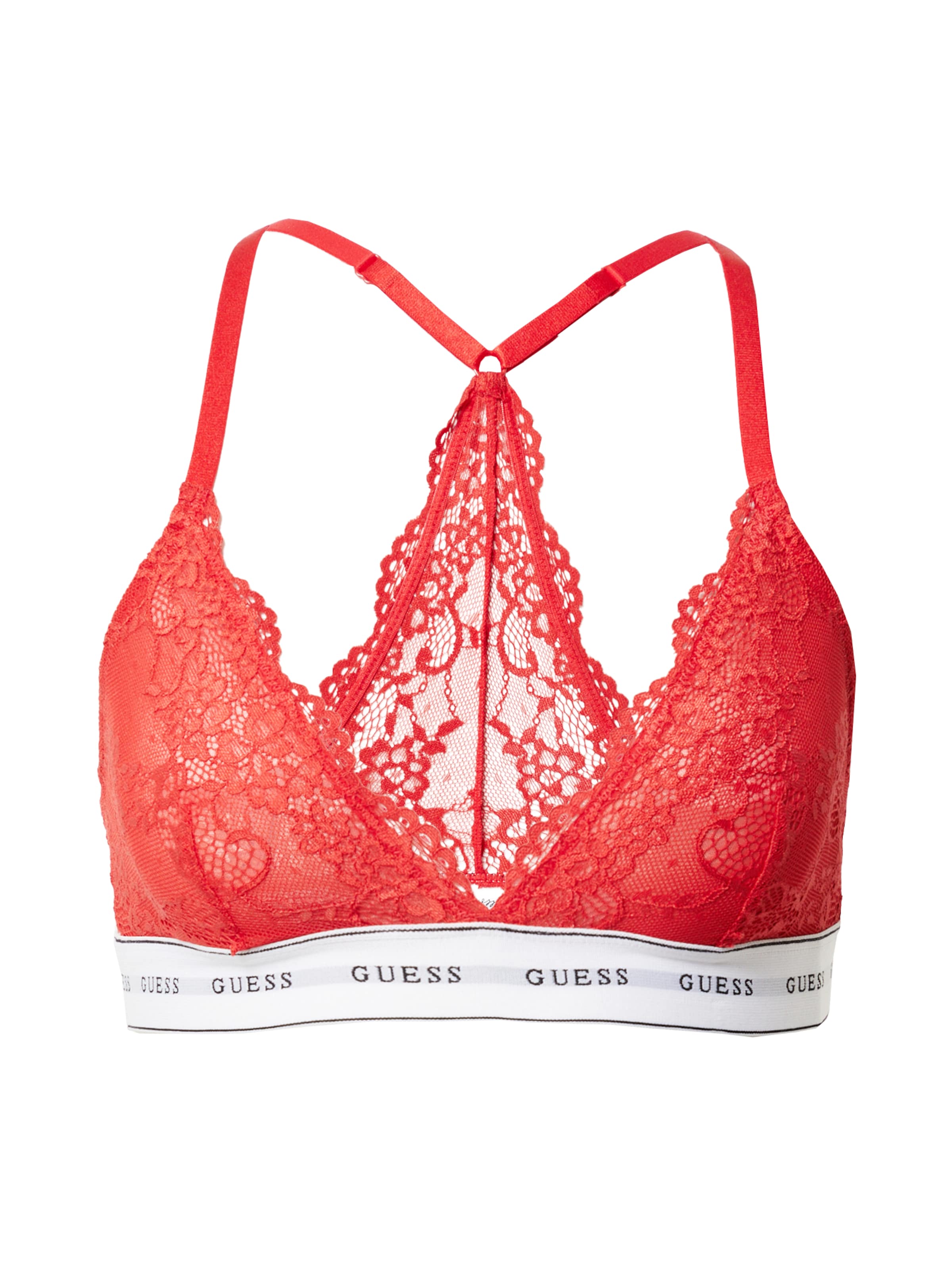 GUESS Triangle Bra 'Belle' in Red: front