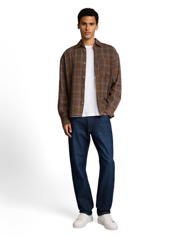 TOM TAILOR DENIM - Ajuste regular Camisa en marrón
