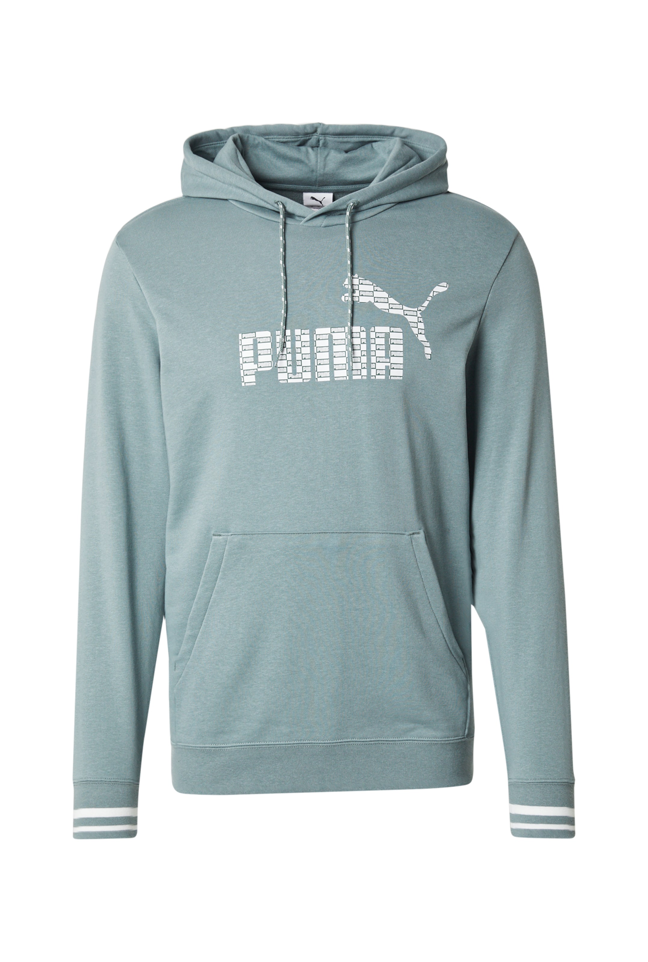 PUMA Sportovní mikina 'United' – zelená: přední strana