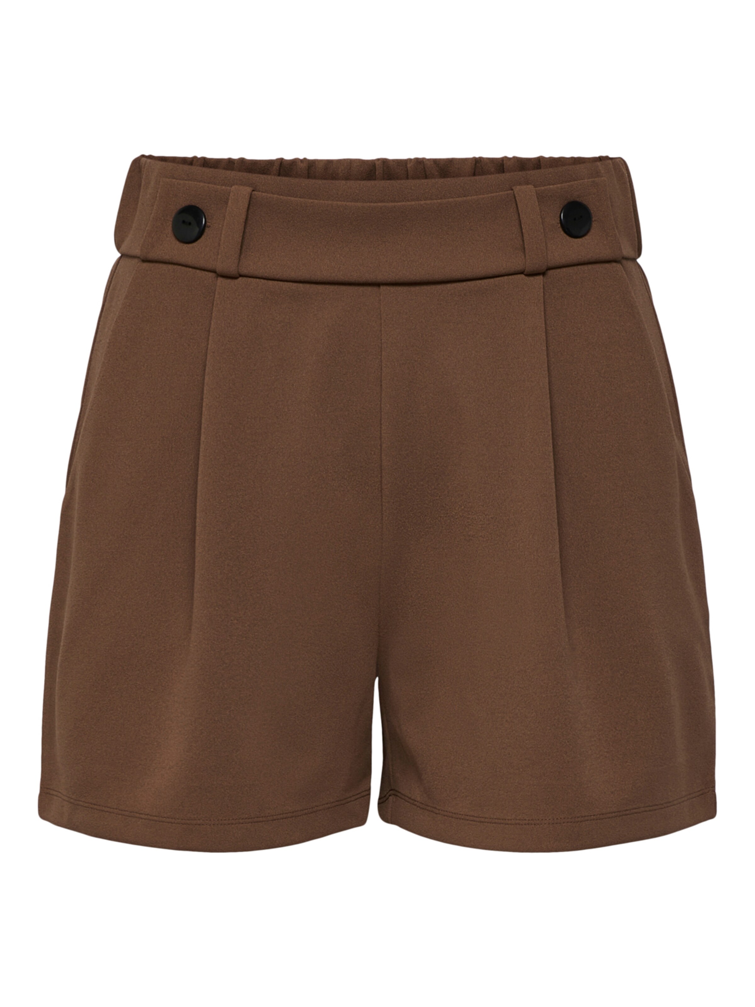 JDY Pleat-Front Pants 'JDYGEGGO' in Brown: front