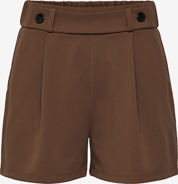 JDY Pleat-Front Pants 'Geggo' in Brown: front