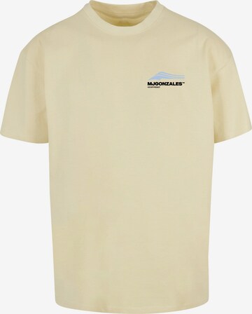 MJ Gonzales Shirt 'Wave V.1' in Gelb: predná strana