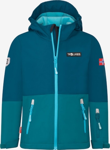 TROLLKIDS Outdoor jacket in Blue: front