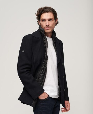 Superdry Between-Seasons Coat in Blue