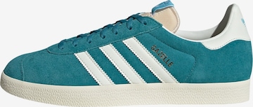 Baskets basses 'Gazelle' ADIDAS ORIGINALS en bleu : devant