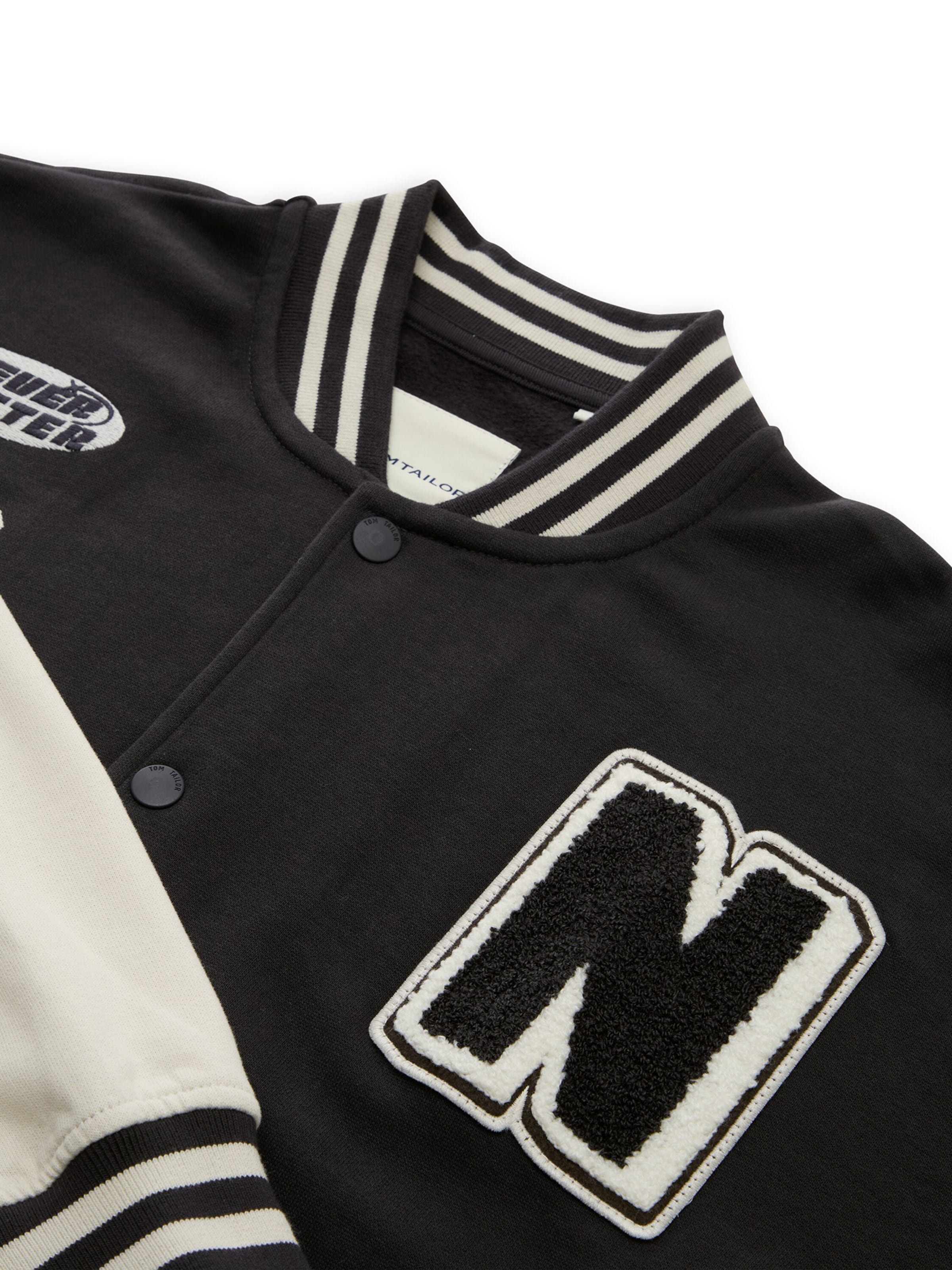 TOM TAILOR Jopa na zadrgo | siva barva