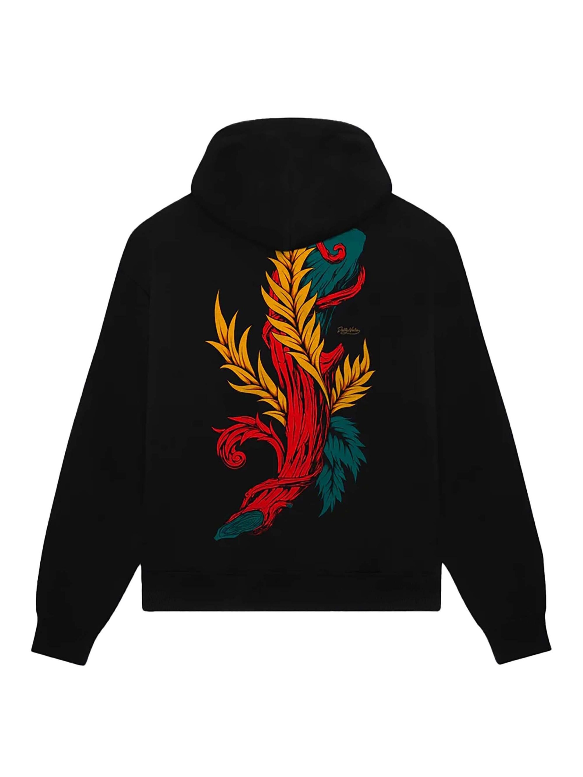 DOLLY NOIRE Sweatshirt 'Ace Of Wands' in Black