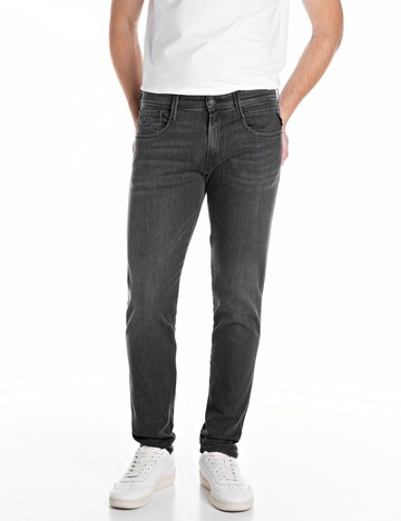REPLAY Slim fit Jeans 'Anbass' in Black: front