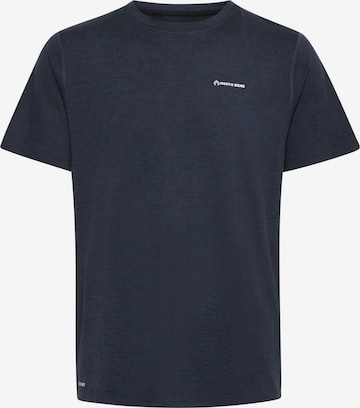 T-Shirt fonctionnel 'Adrian' North Bend en bleu : devant