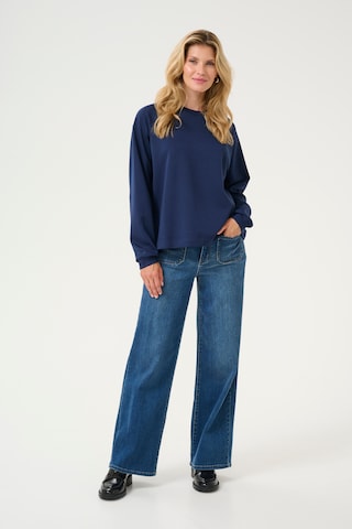 Kaffe Sweatshirt 'BPAdona' in Blau