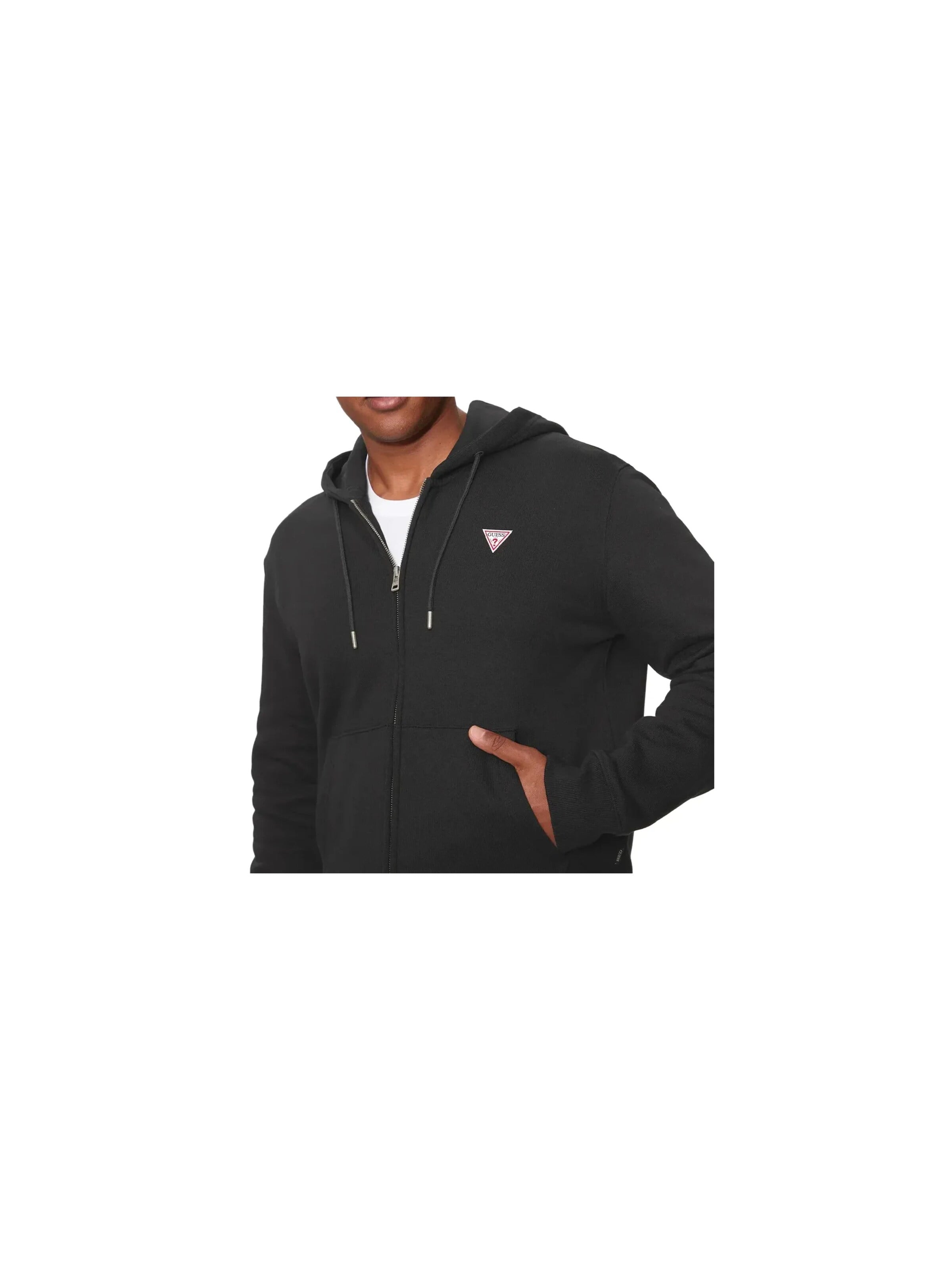 GUESS - Sudadera 'Triangle G' en negro
