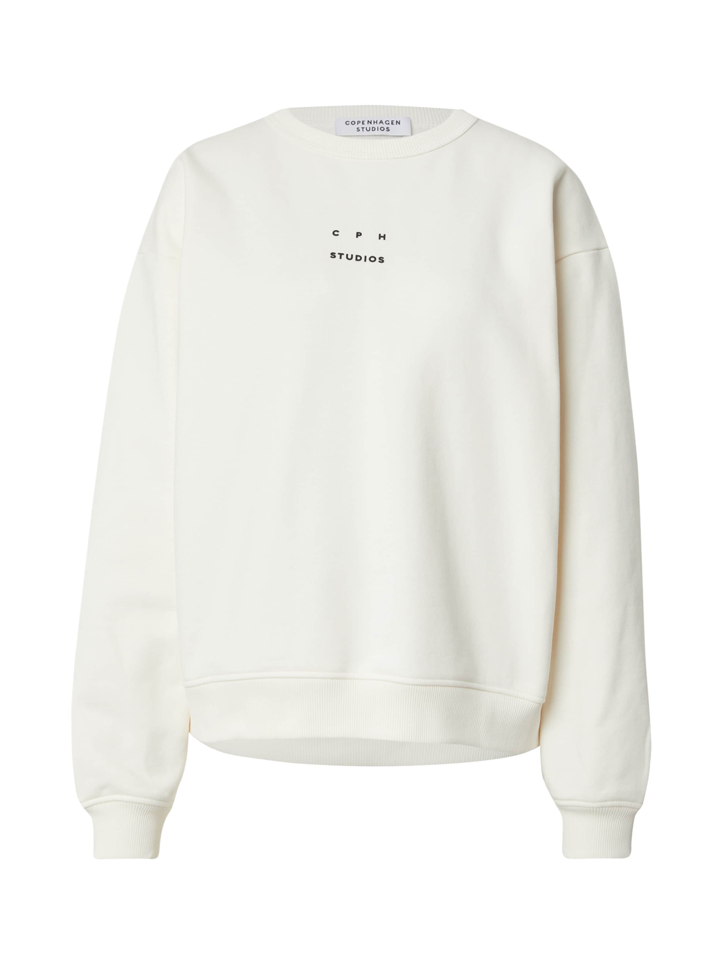 Copenhagen Studios Sweatshirt in White: front