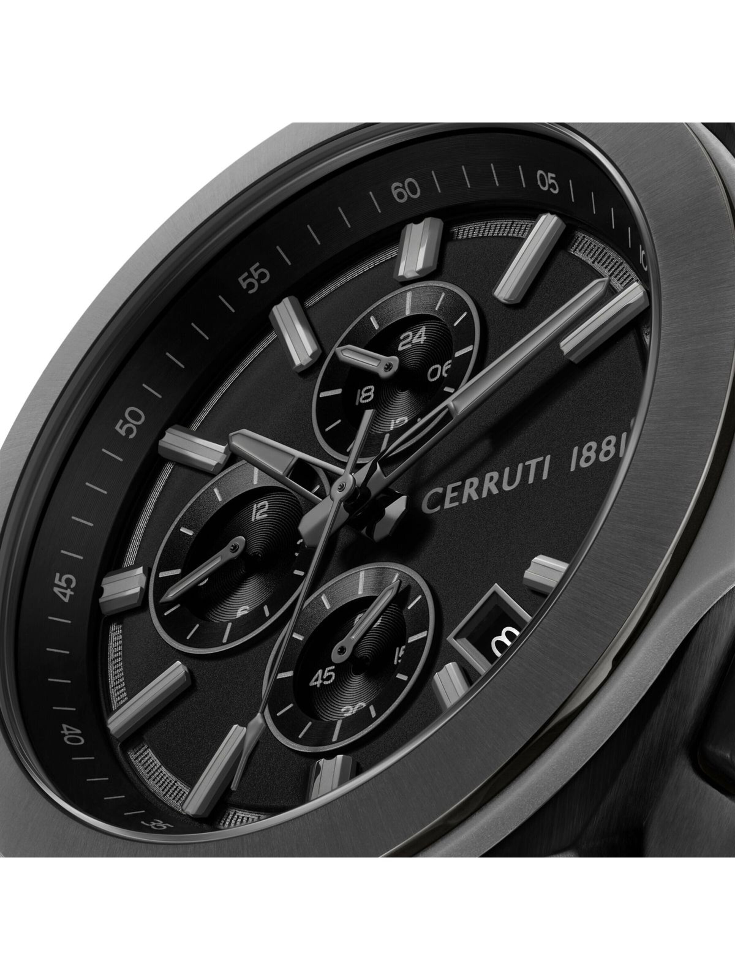 Montre à affichage analogique CERRUTI 1881 en noir