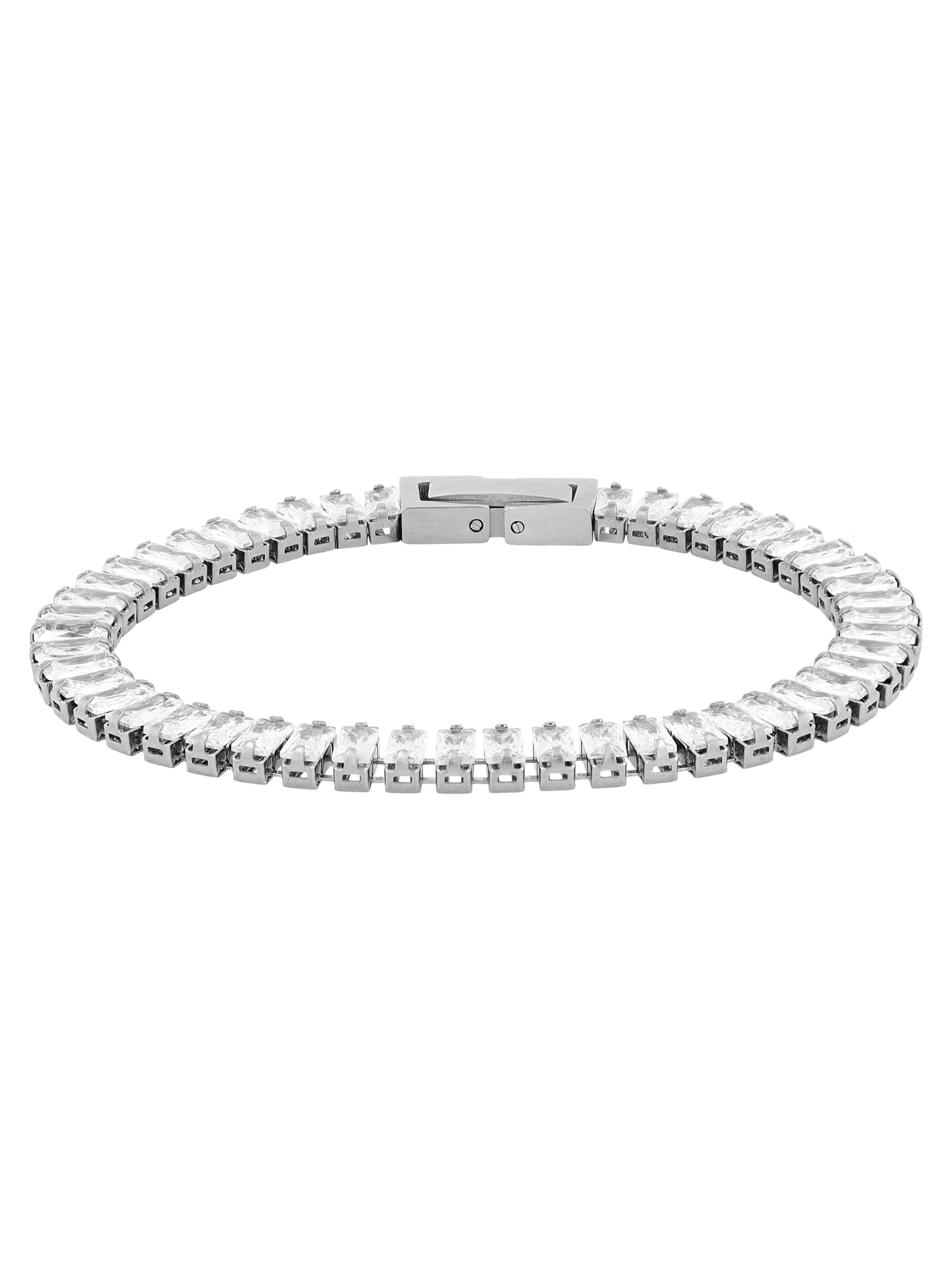Akzent Bracelet 'langlebig' in Silver: front