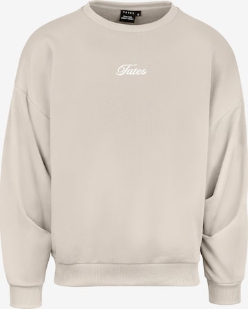 TATES Sweatshirt in Beige: Vorderseite