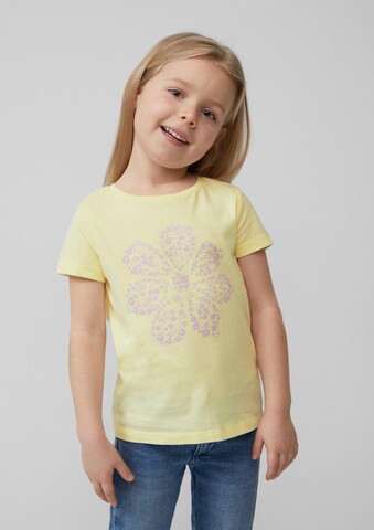 s.Oliver Shirt in Geel: voorkant