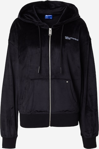 KARL LAGERFELD JEANSGornji dio trenirke - crna boja: prednji dio