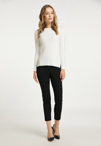 DreiMaster Klassik Sweater in White