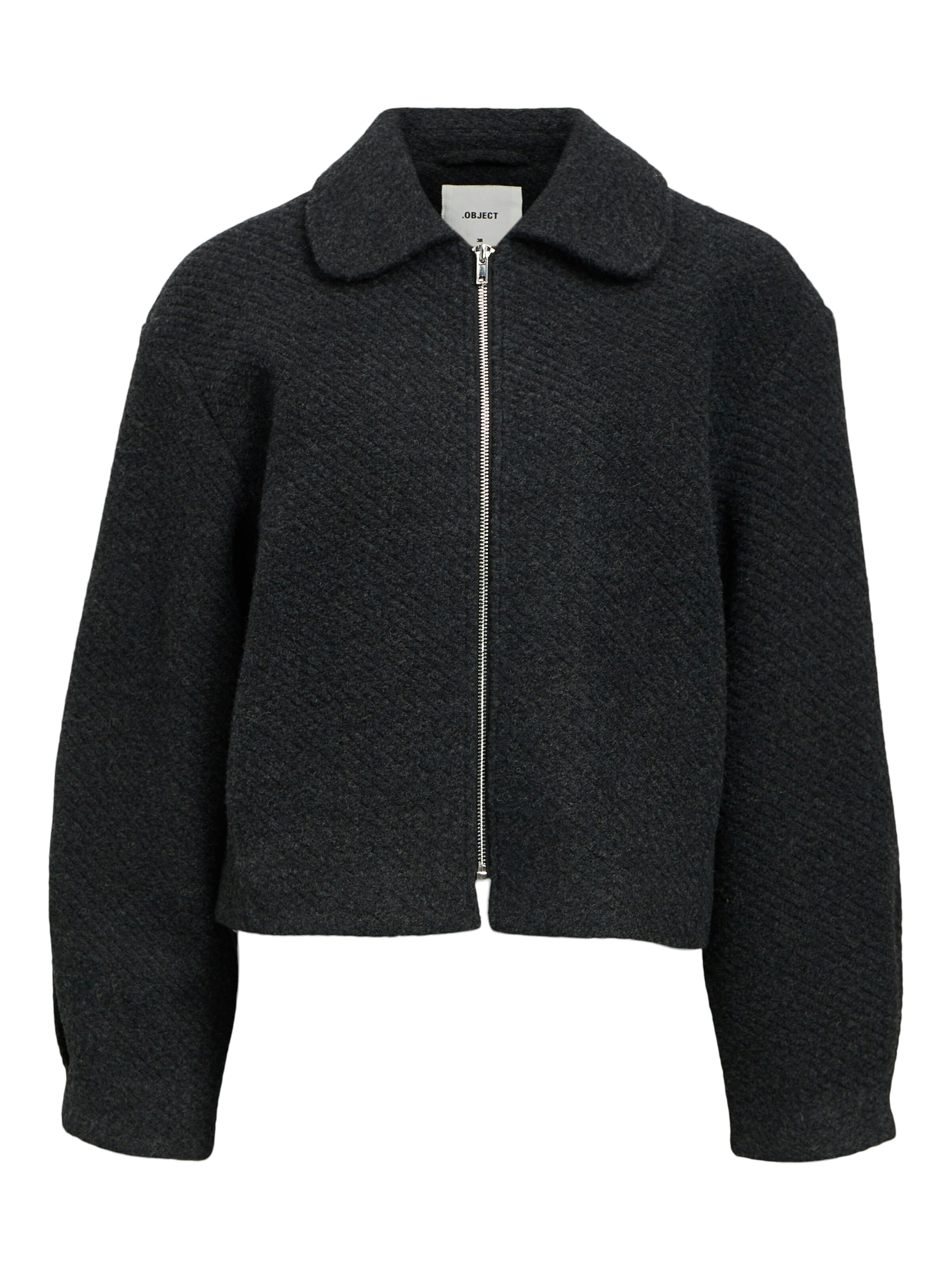 Geacă de primăvară-toamnă 'Romi' de la OBJECT pe gri: față