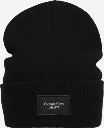Calvin Klein Jeans Шапка в черно: отпред