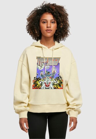 Merchcode Sweatshirt 'Thin Lizzy - Vagabonds Of The Western World' in Gelb: Vorderseite
