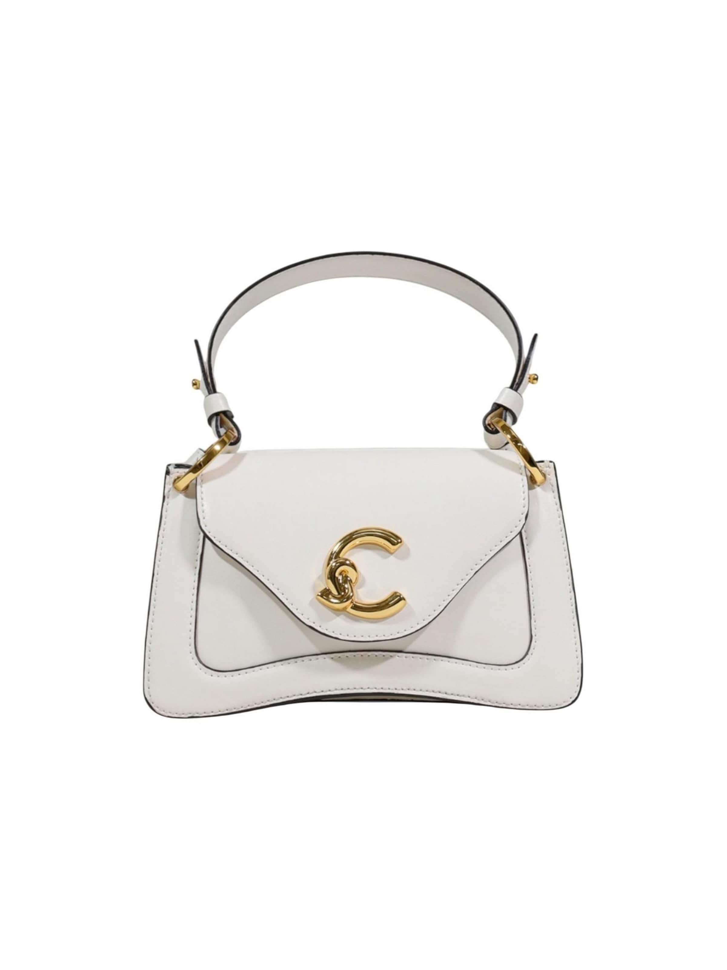 Coccinelle Skuldertaske i hvid: forside
